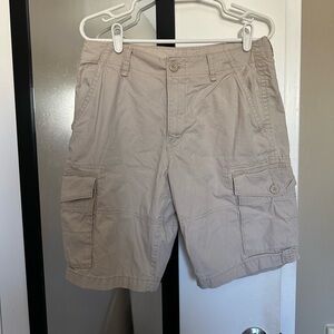 Old Navy Tan Cargo Shorts Classic Style Mens 30